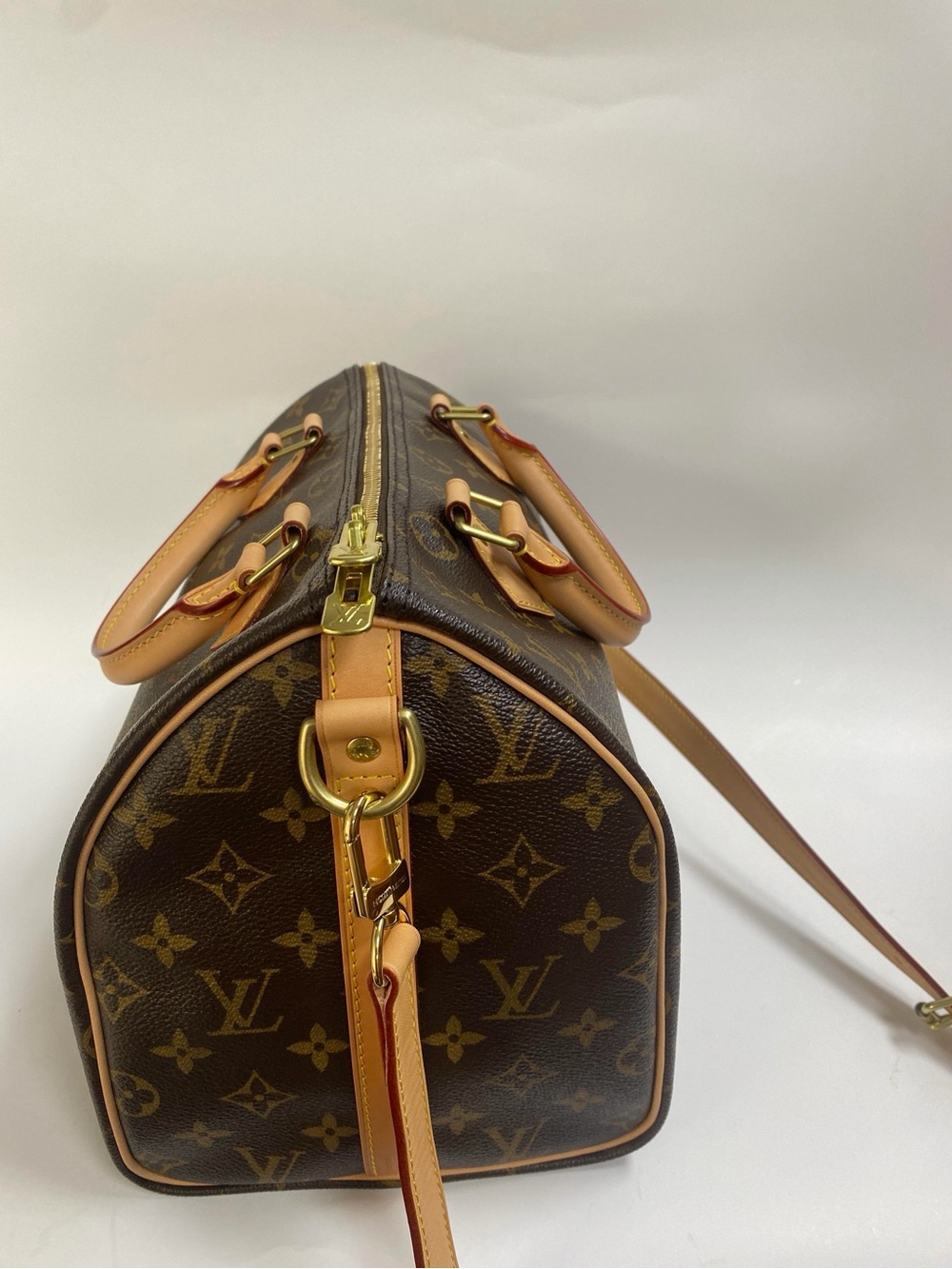 Louis Vuitton Brown Monogram Speedy 30 Bandouliere - Picture 9 of 15
